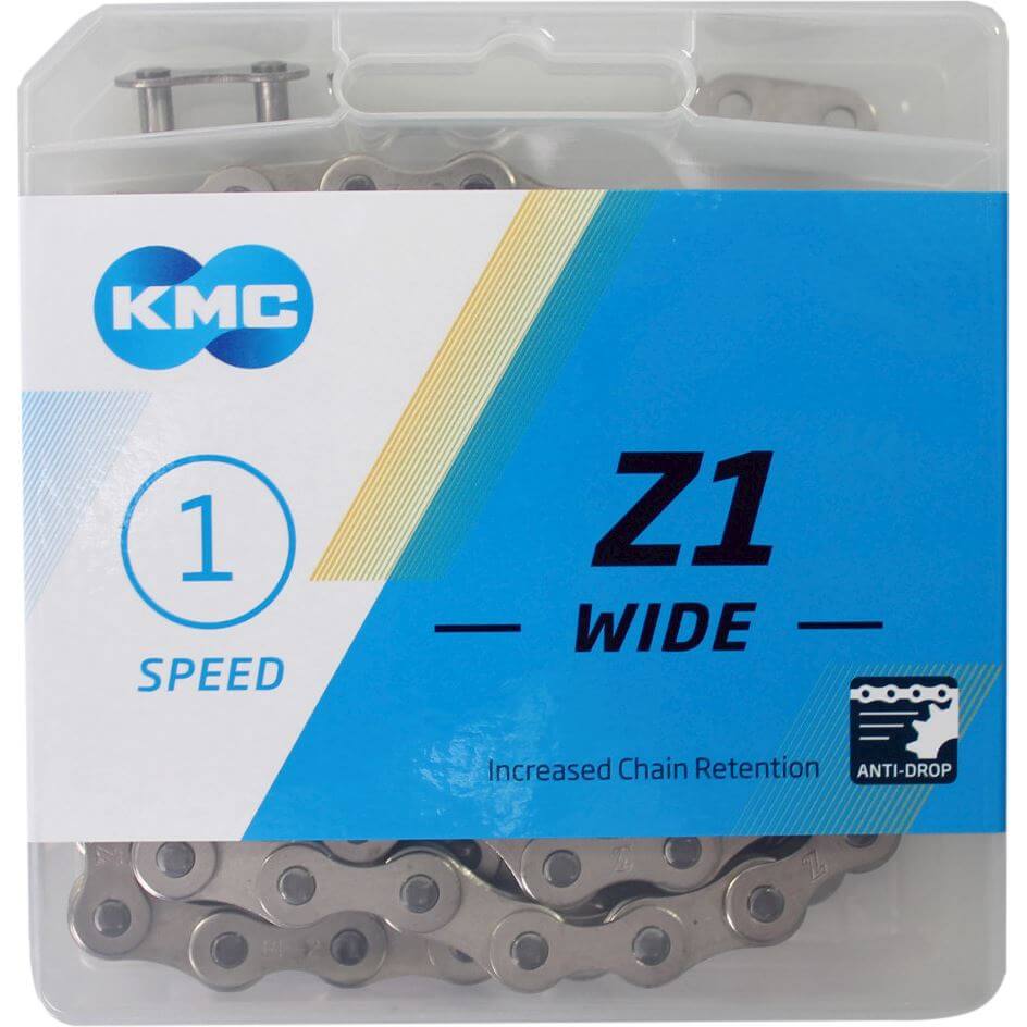 KMC ketting Z1 1/8 wide silver 112s