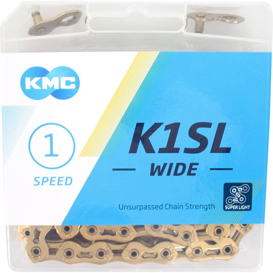 KMC ketting K1SL 1/8 wide gold