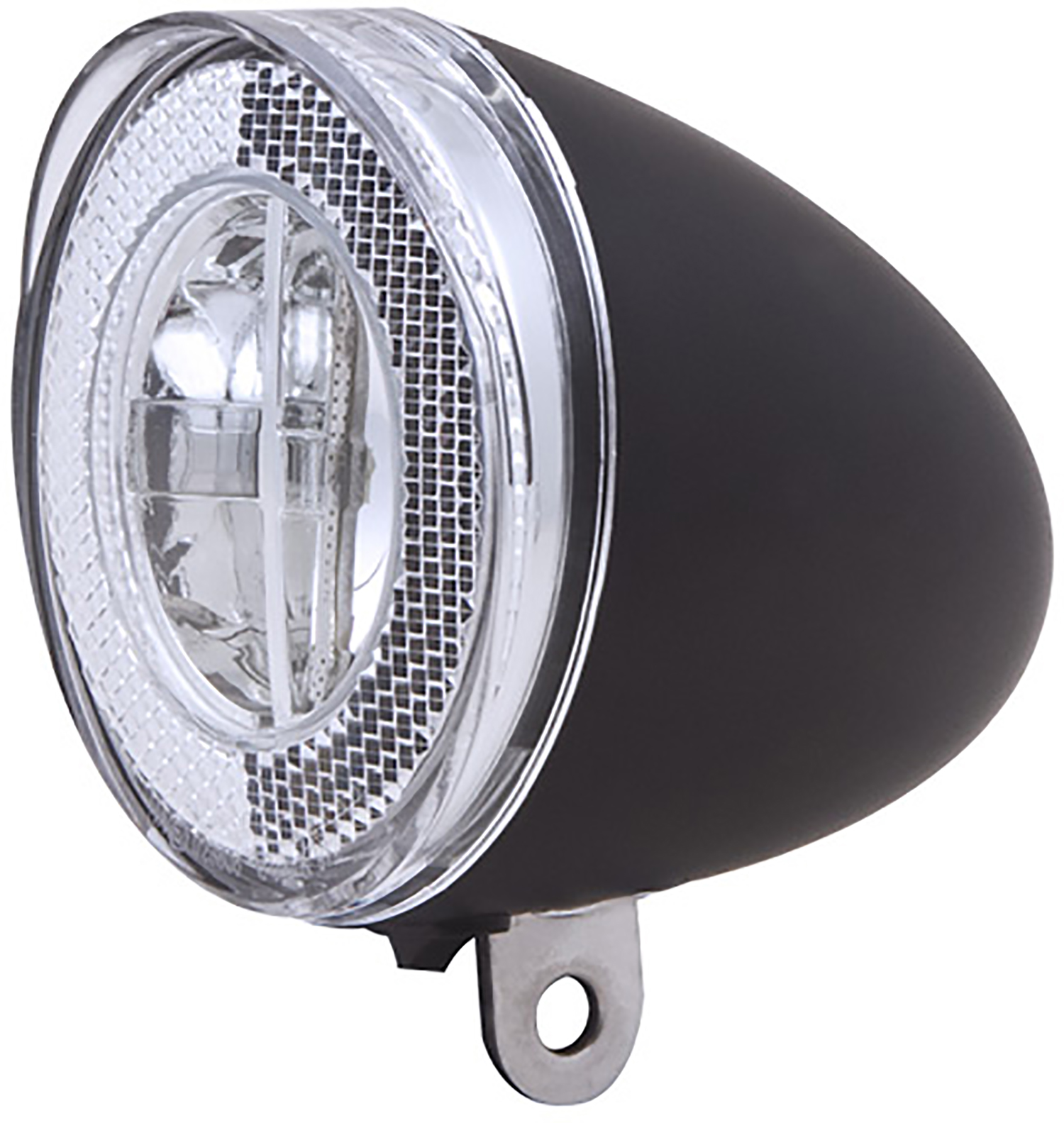 Spanninga koplamp Swingo Xb batterij 4 lux zwart