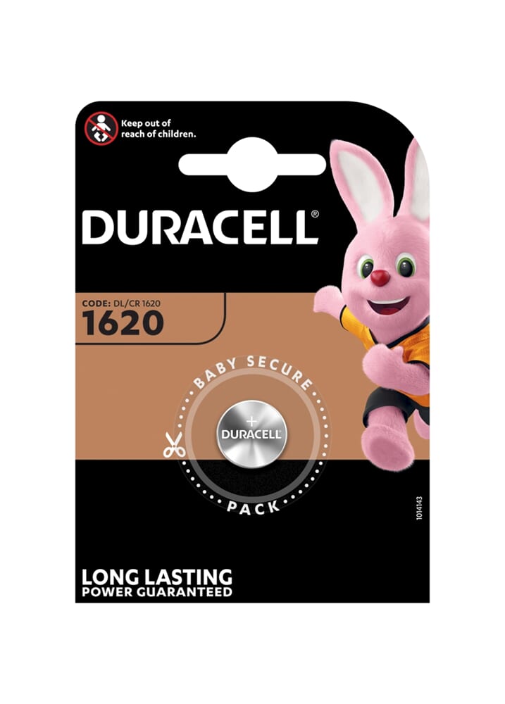 Duracell batterij CR1620 3V krt (1)