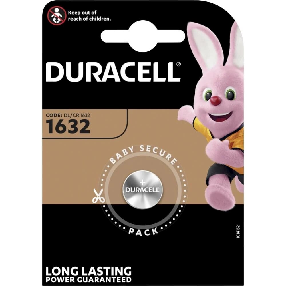 Duracell batterij CR1632 3V krt (1)