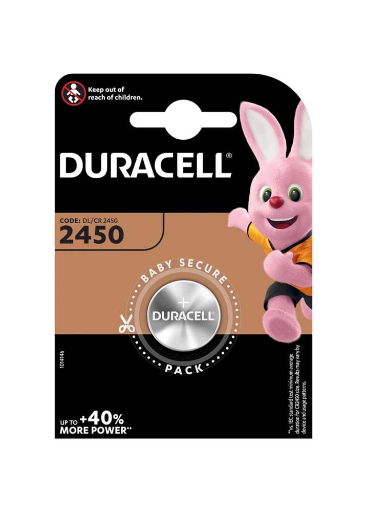 Duracell batterij CR2450 3V krt (1)