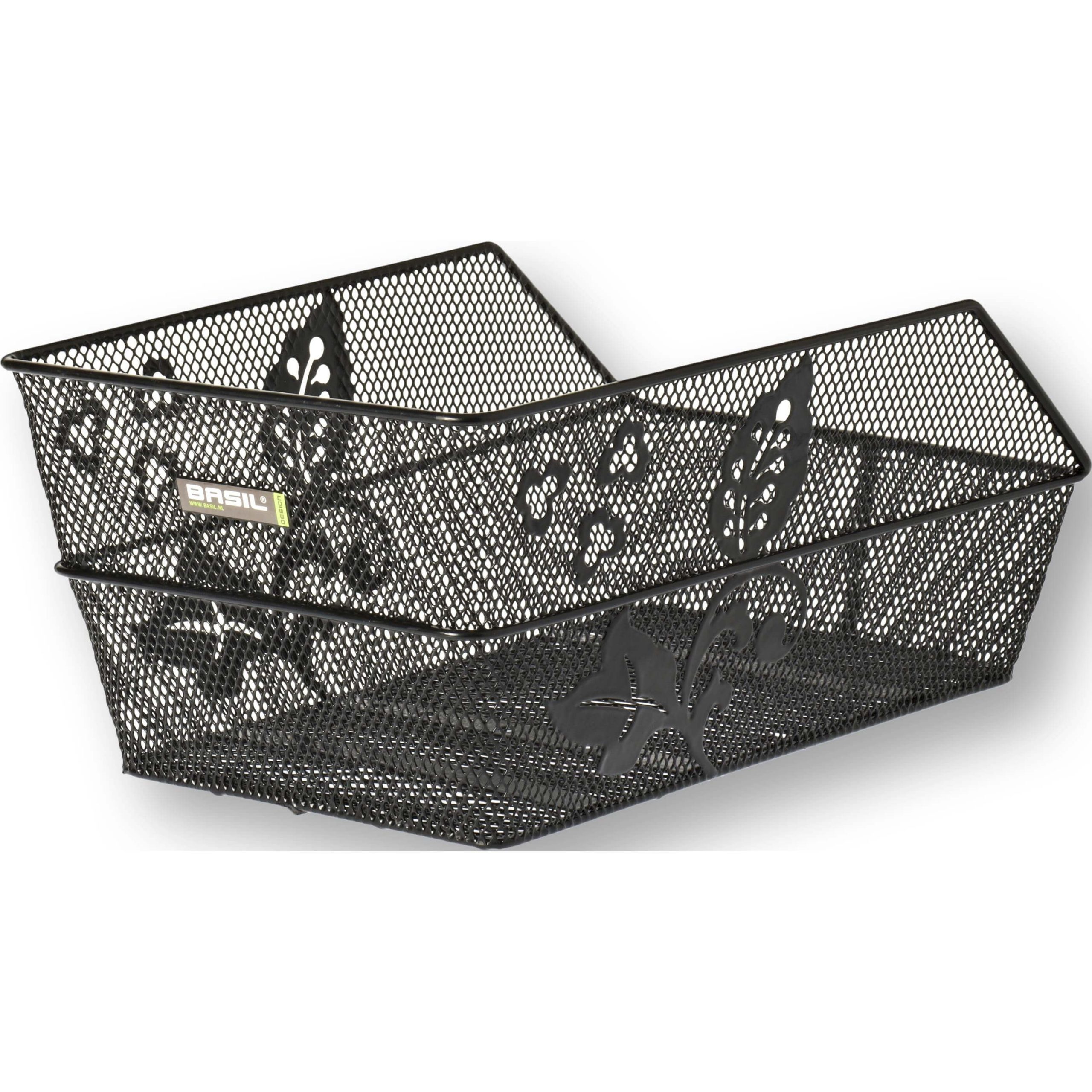 Basil mand Cento flower 19L zwart 39x24x20cm
