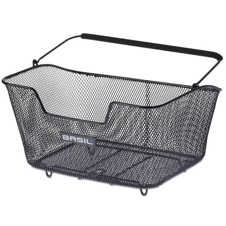 Basil mand Base M 14L zwart 43x30x23cm