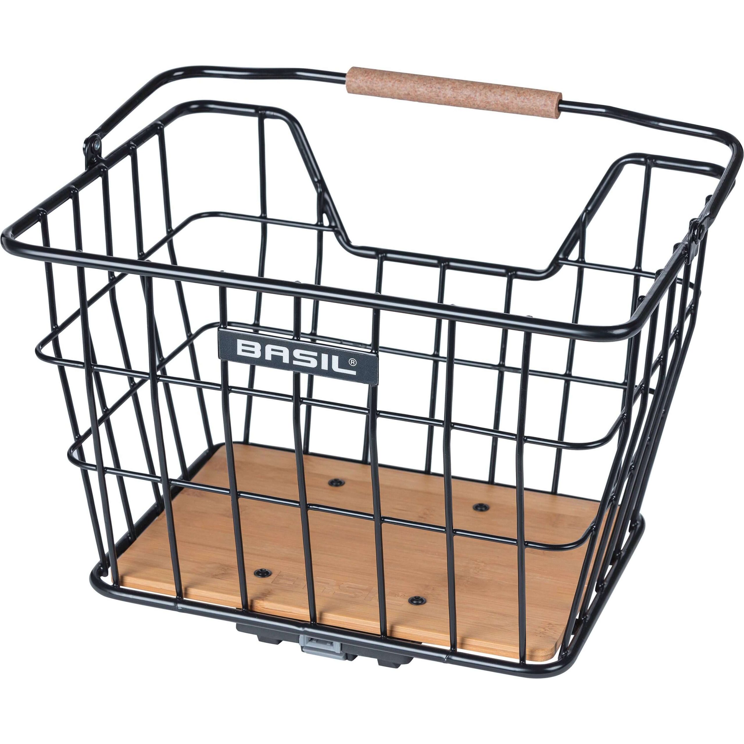 Basil mand Nordland MIK 23L zwart/bruin 33x23,5x19,5cm