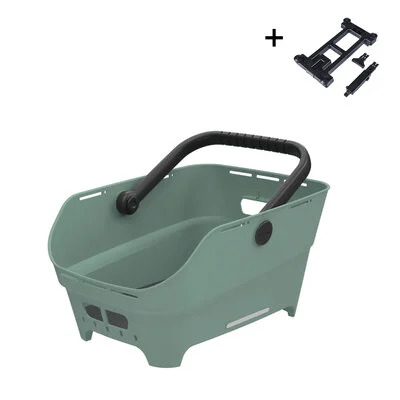 Basil mand Cento Neo MIK zilvergroen