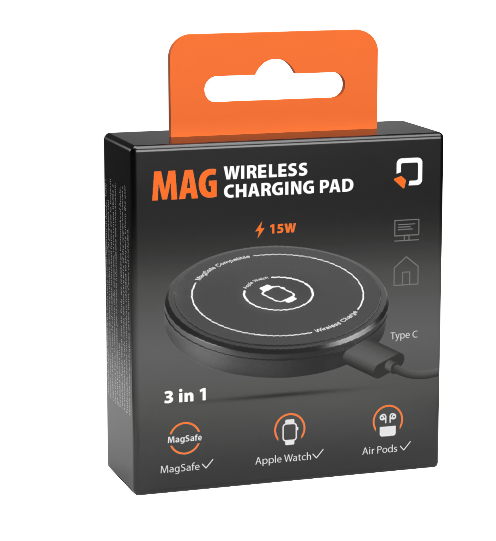 Optiline Mag, 3 in 1 magnetic wireless charger