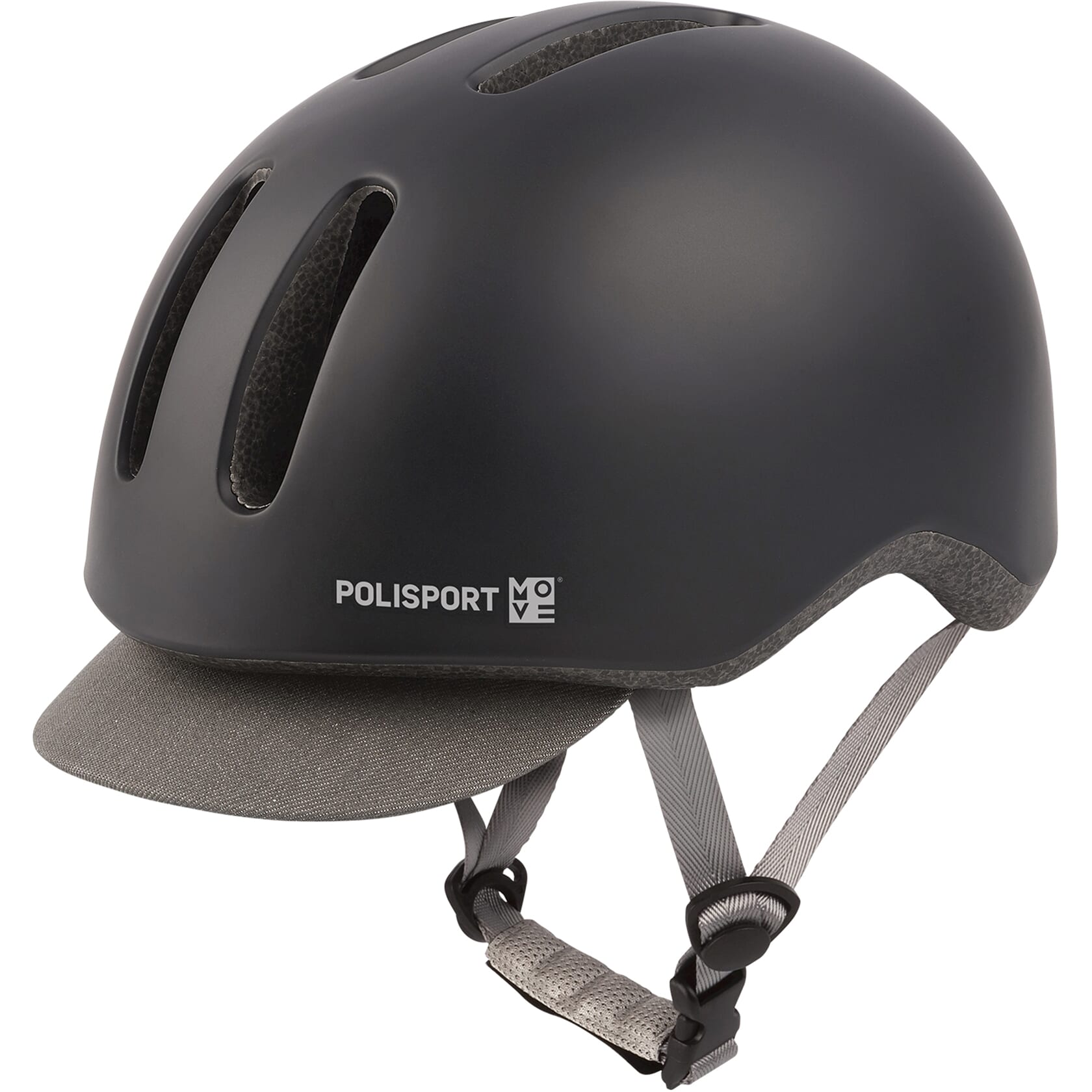 Polisport helm Commuter M 54-58 cm black matte