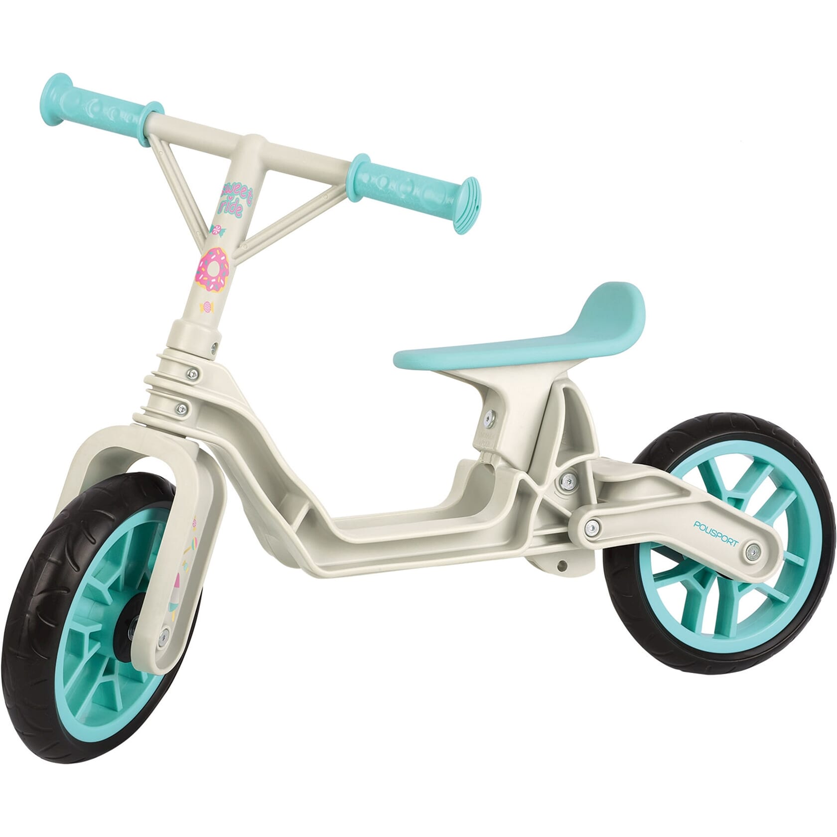 Polisport loopfiets balance bike cream/mint
