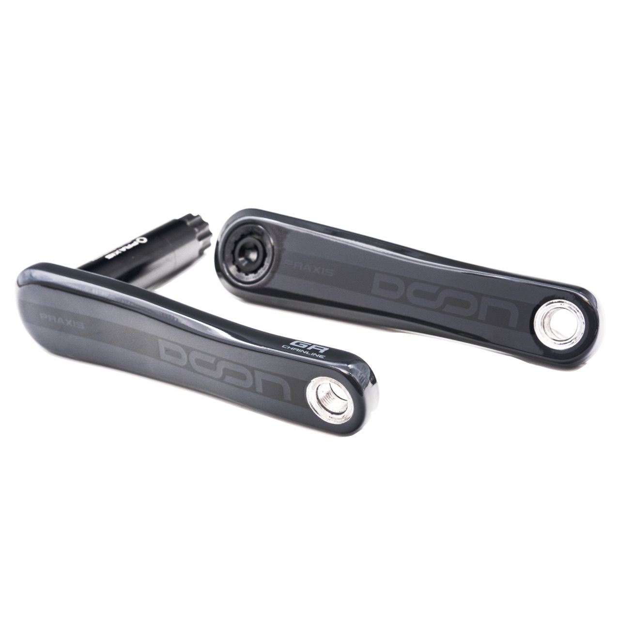 Praxis crankstel Doon GR carbon M30-Thru 175mm (armset)