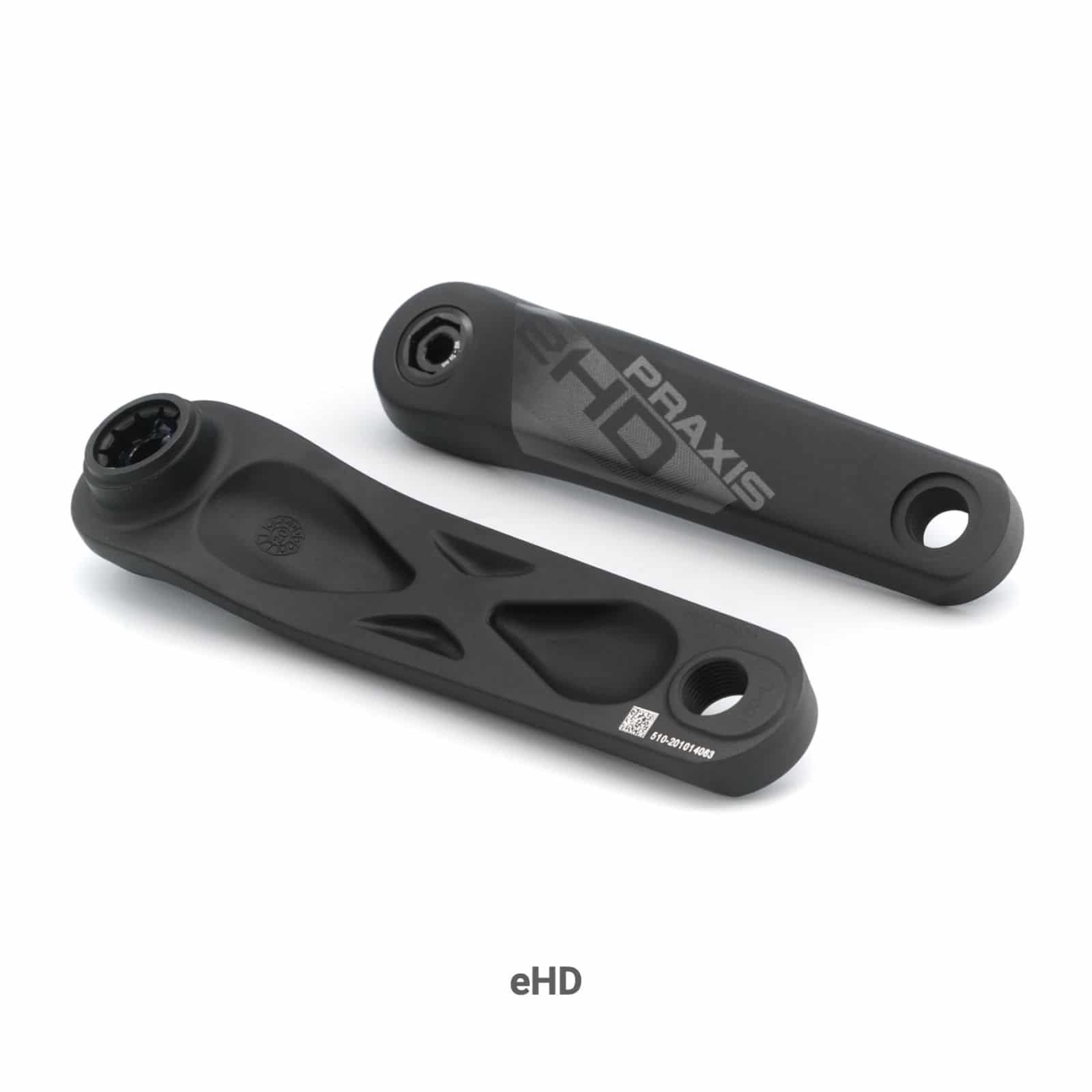 Praxis crankstel E-bike type 1 aluminium HD Isis 155mm