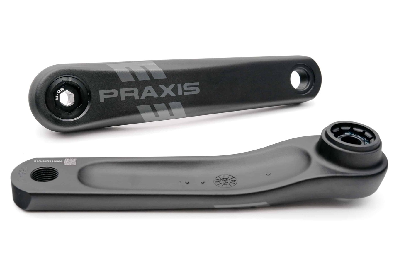 Praxis crankstel E-bike type 1 aluminium Isis 170mm