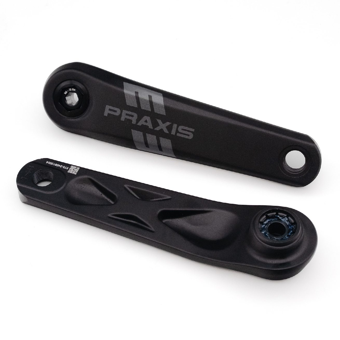 Praxis crankstel E-bike type 2 aluminium Isis 165mm