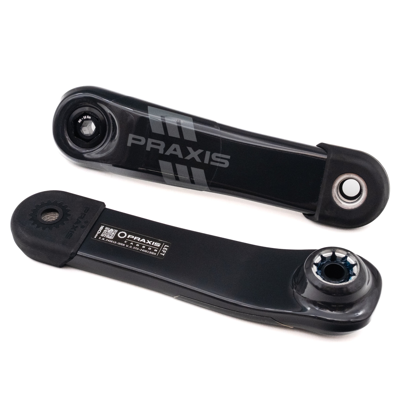Praxis crankstel E-bike type 2 carbon Isis 165mm