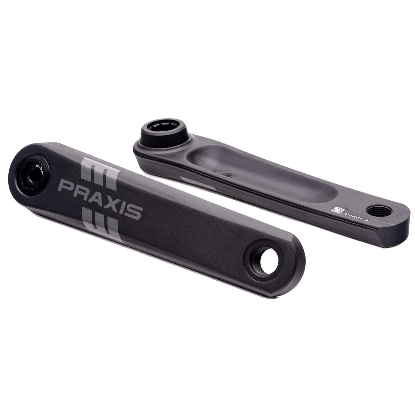 Praxis crankstel E-bike type 3 aluminium Isis 170mm