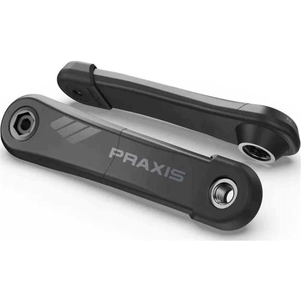 Praxis crankstel E-bike carbon Bosch/Yamaha 160mm