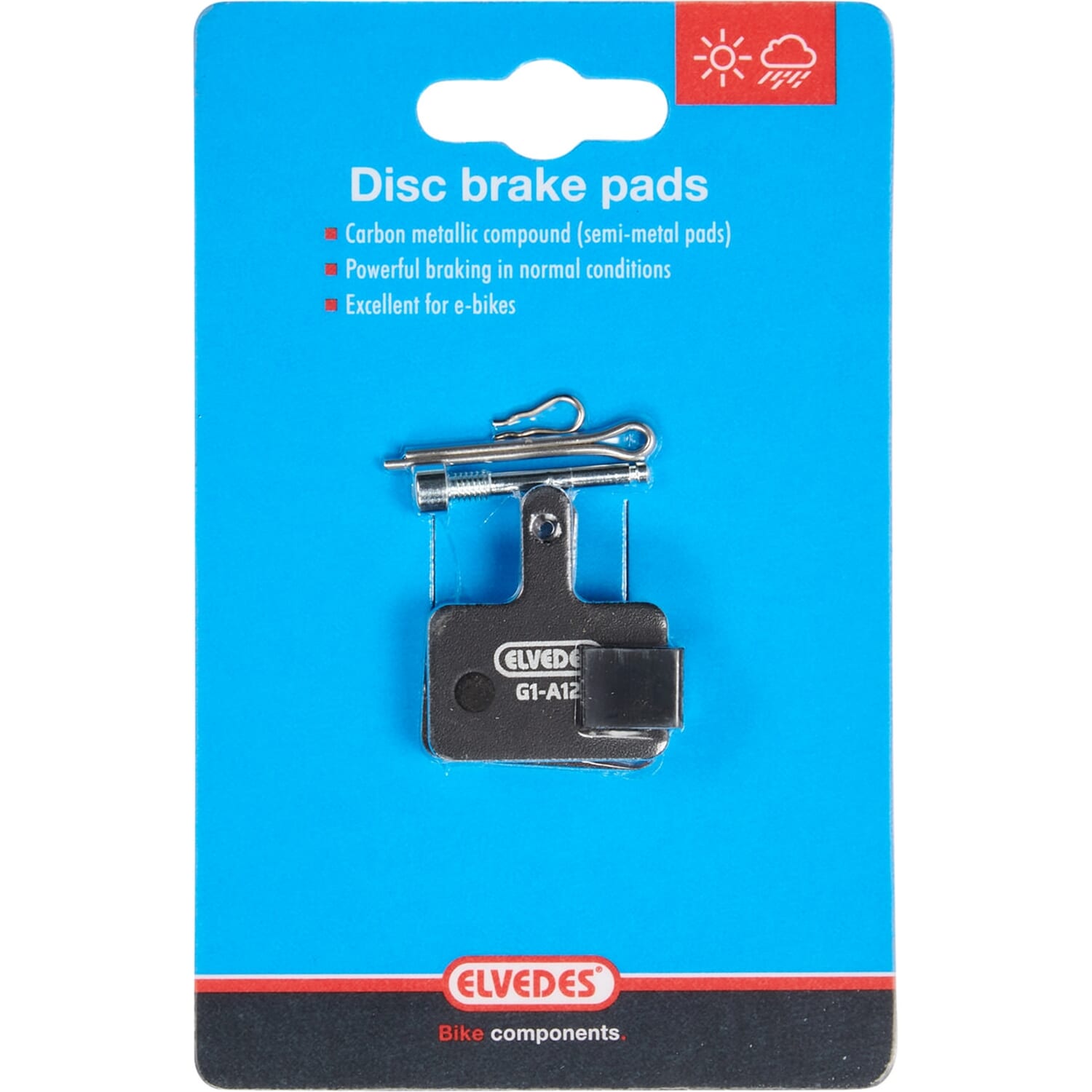 Elvedes schijfremblok Shimano BR-M525 metallic carbon