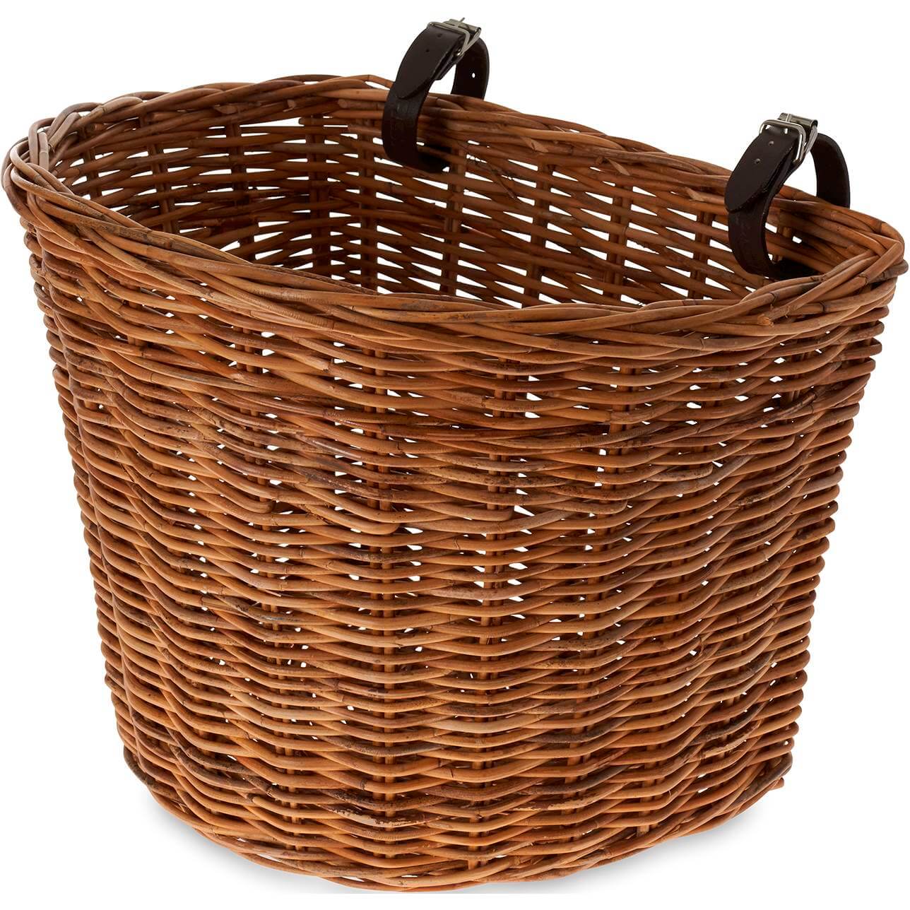 Basil mand riet Darcy L 42L naturel 39x34x32cm
