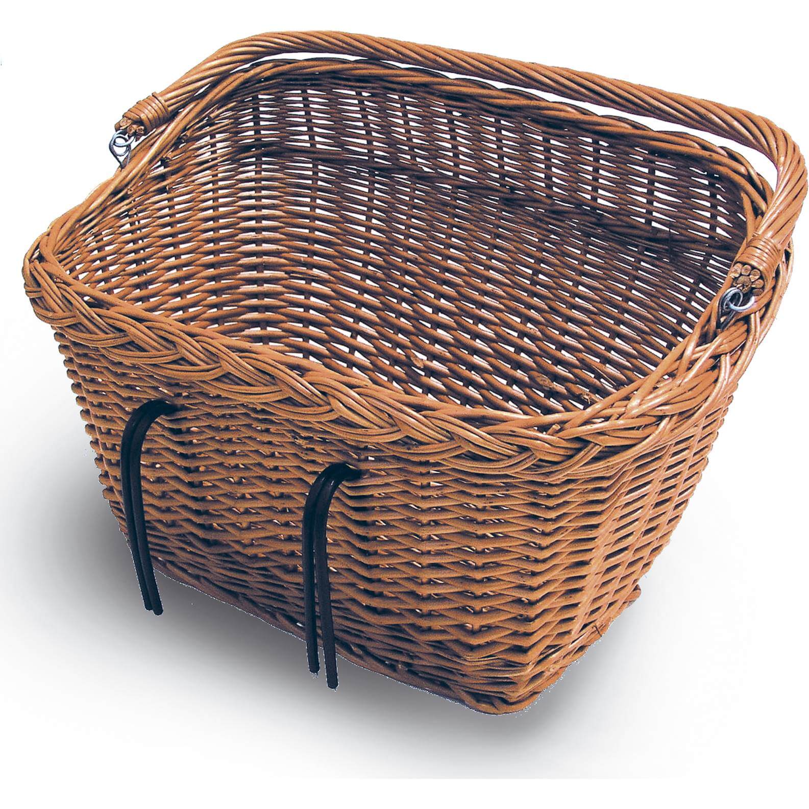 Basil mand riet Dublin vierkant buik 46L 49x35x27cm