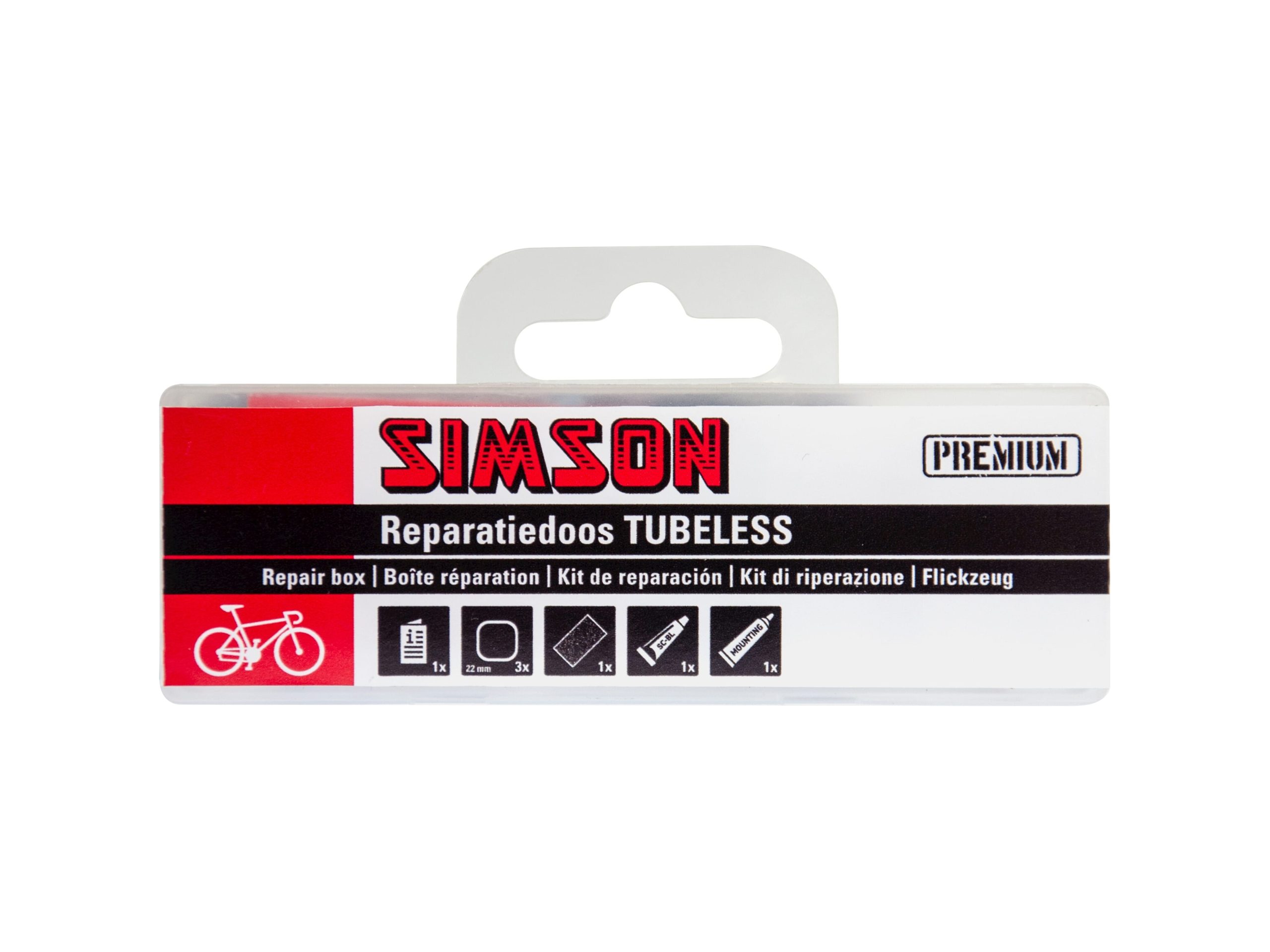 Simson reparatiedoos Tubeless