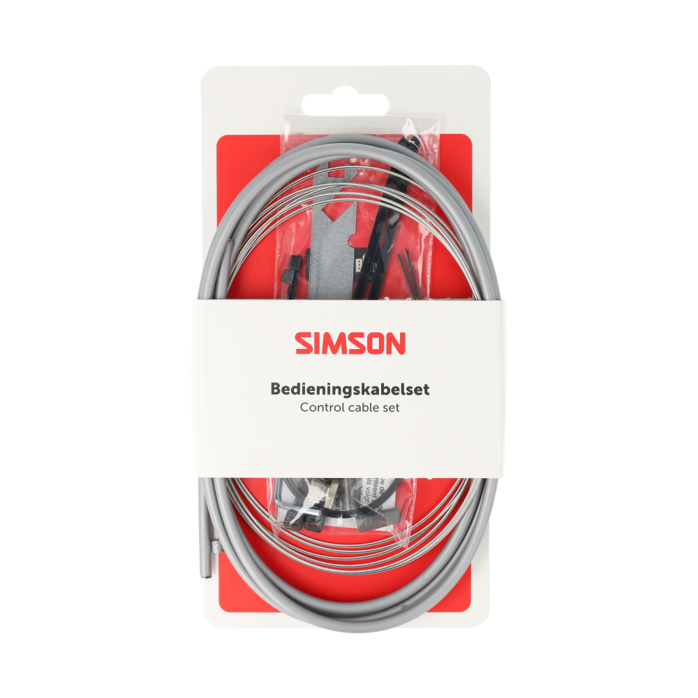 Simson schakel kabel Nexus rvs grijs