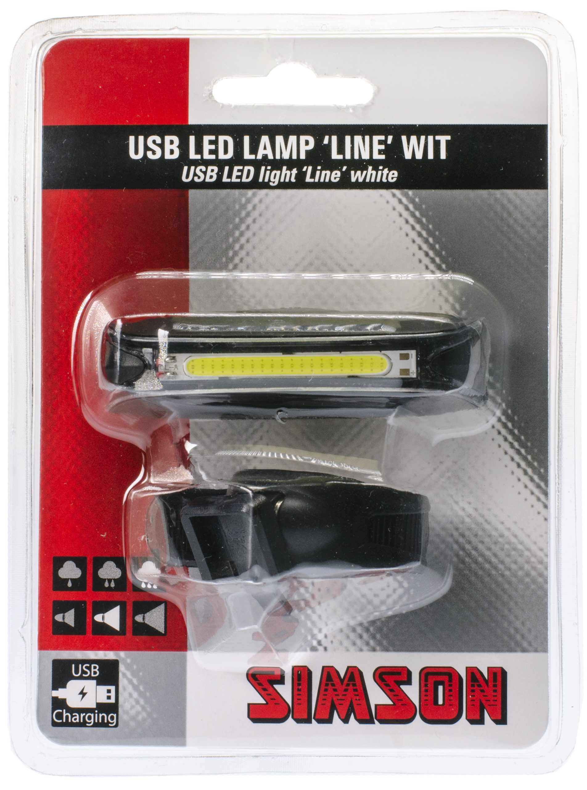 Simson koplamp Line usb 8 lux