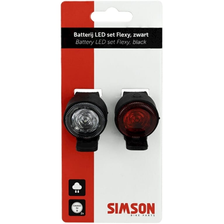 Simson Batterij LED set Flexy zwart