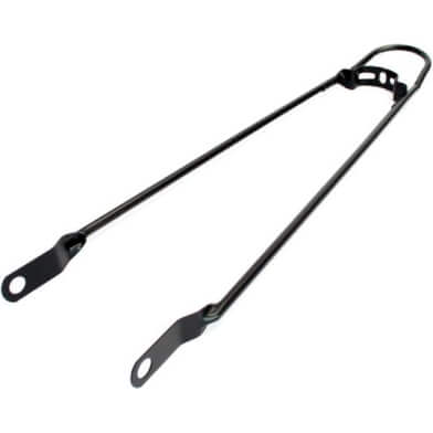 spatbordstang achter bumper 28 mat zwart