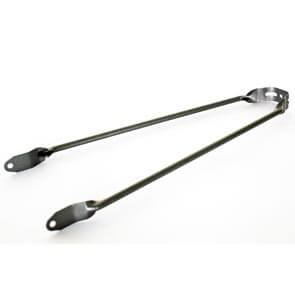 spatbordstang 28 pad bevestiging 6mm grijs