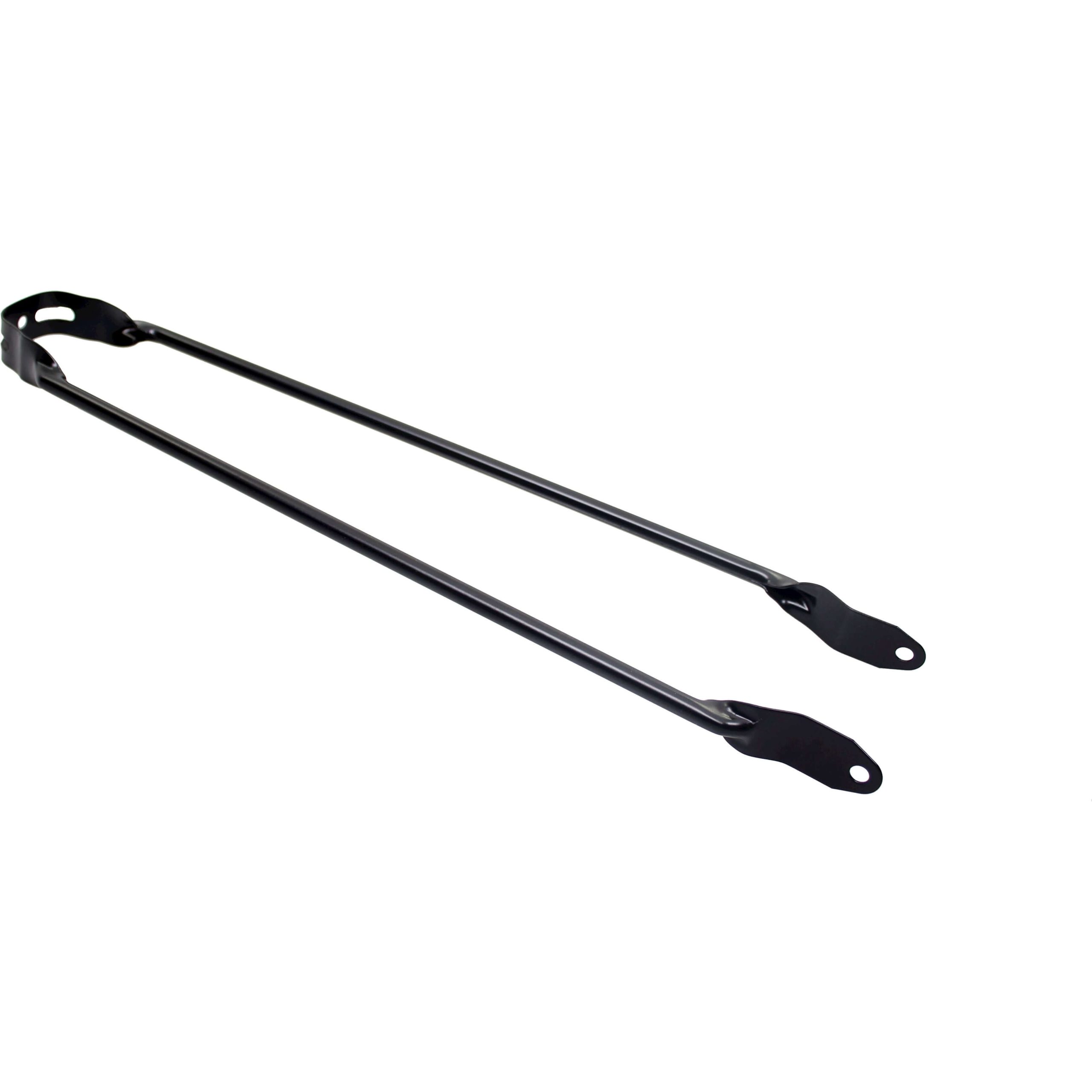 spatbordstang 28 pad bevestiging 6mm mat zwart