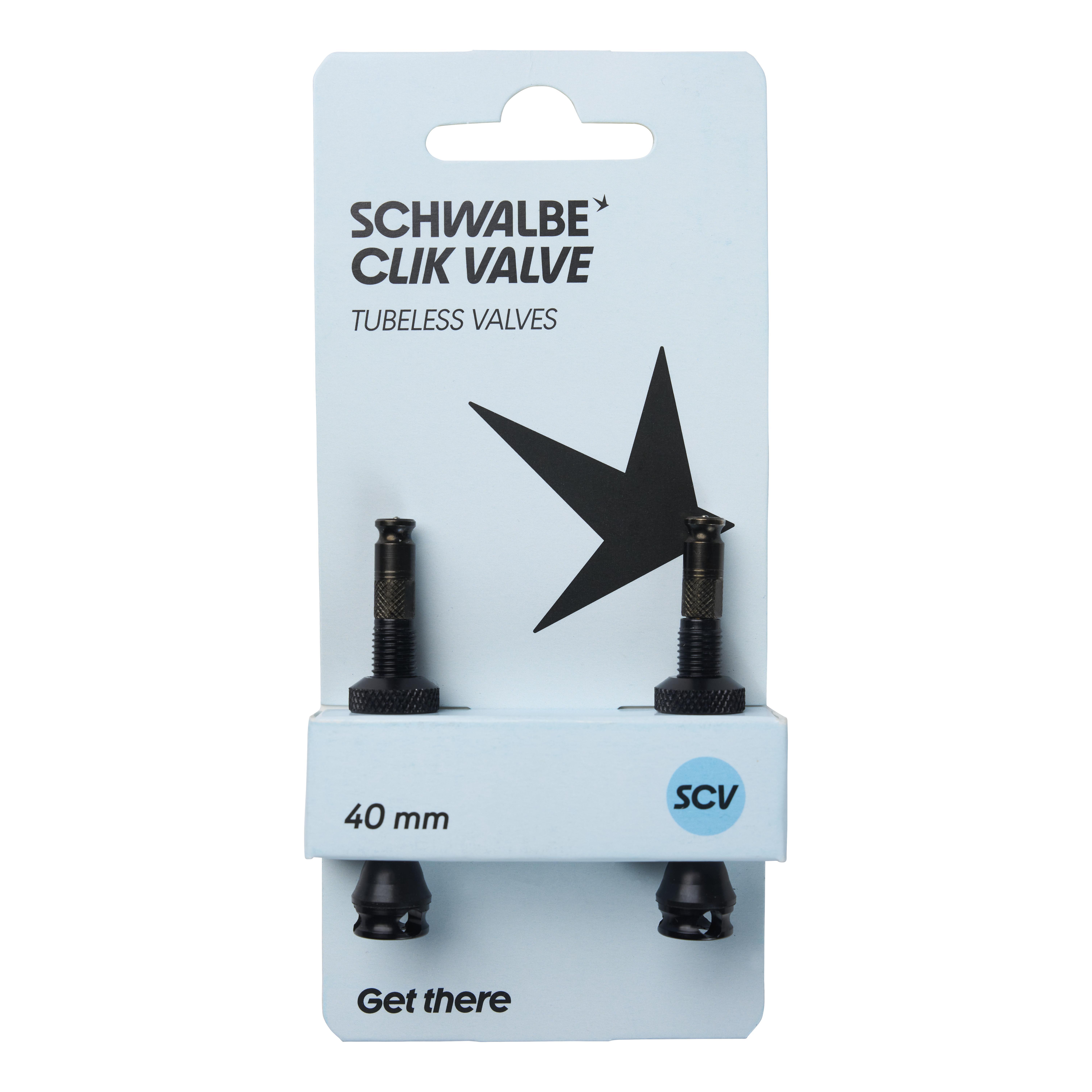 Schwalbe clik valve tubeless ventiel set 40mm