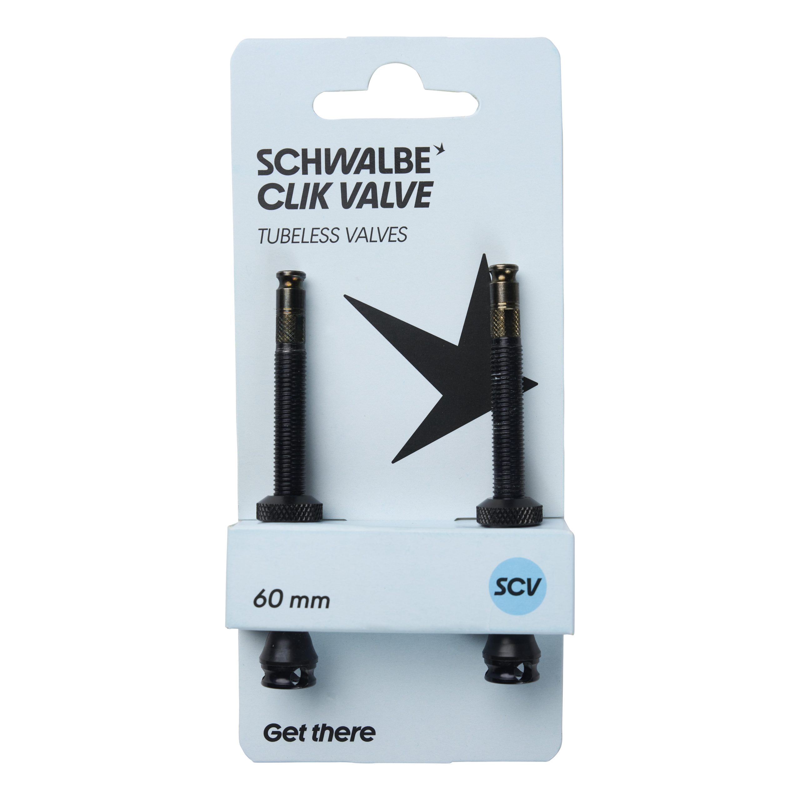 Schwalbe clik valve tubeless ventiel set 60mm