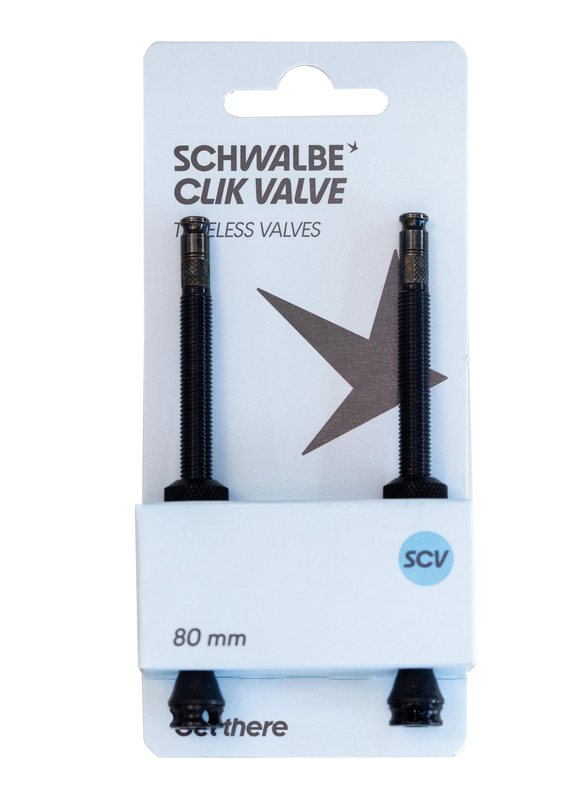 Schwalbe clik valve tubeless ventiel set 80mm