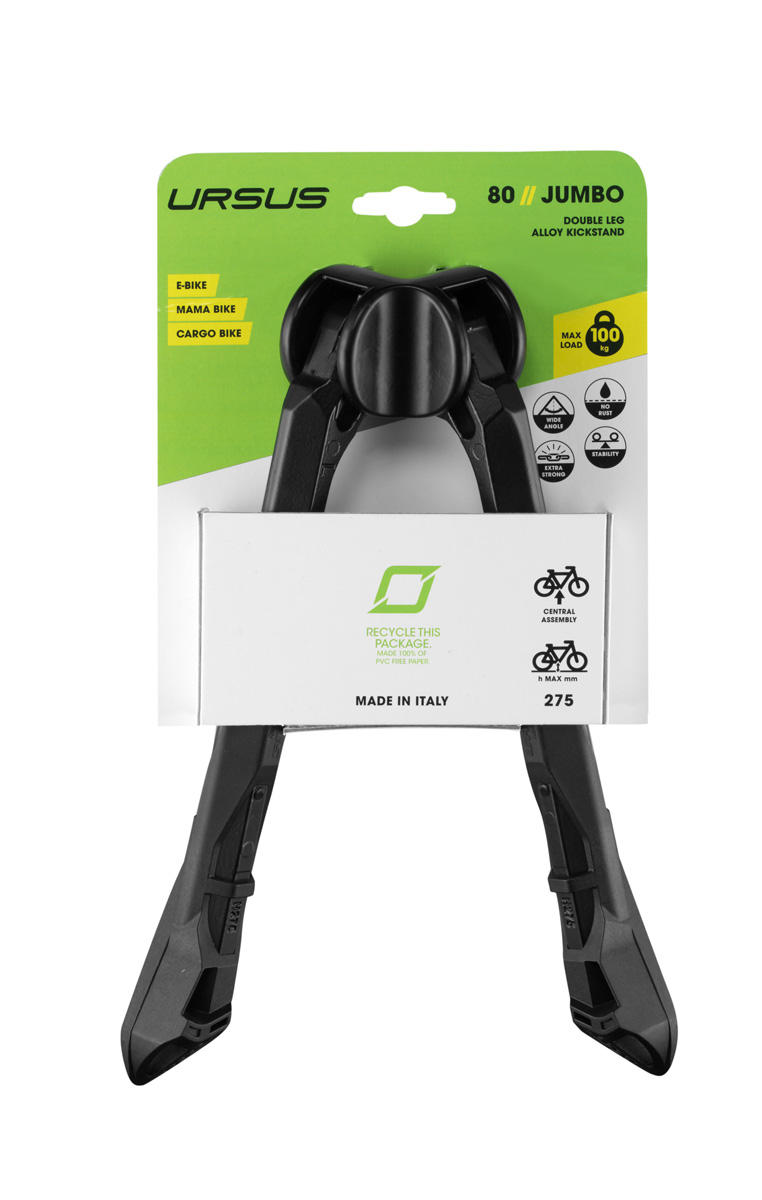 Ursus middenstandaard 80 Jumbo 275mm zwart