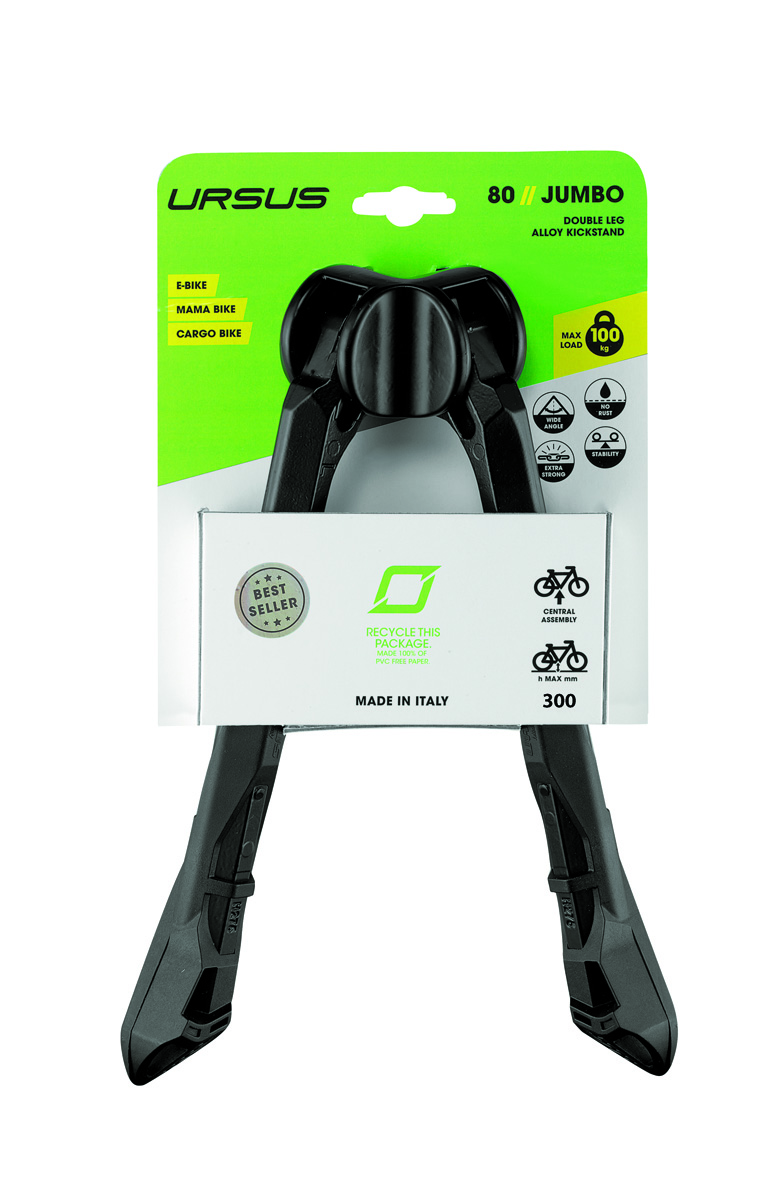 Ursus middenstandaard 80 Jumbo 300mm zwart