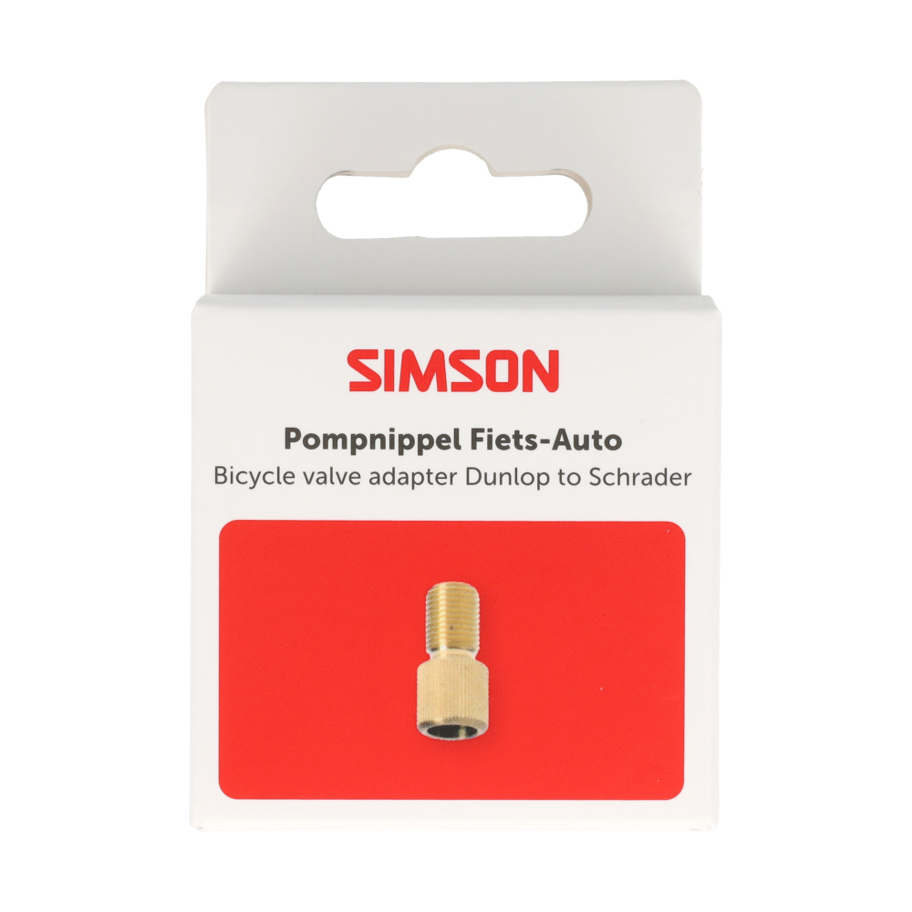 Simson pompnippel fiets/auto