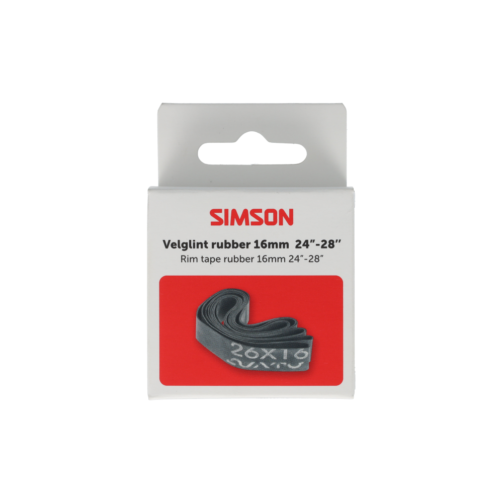 Simson velglint 24/28 rubber 16mm