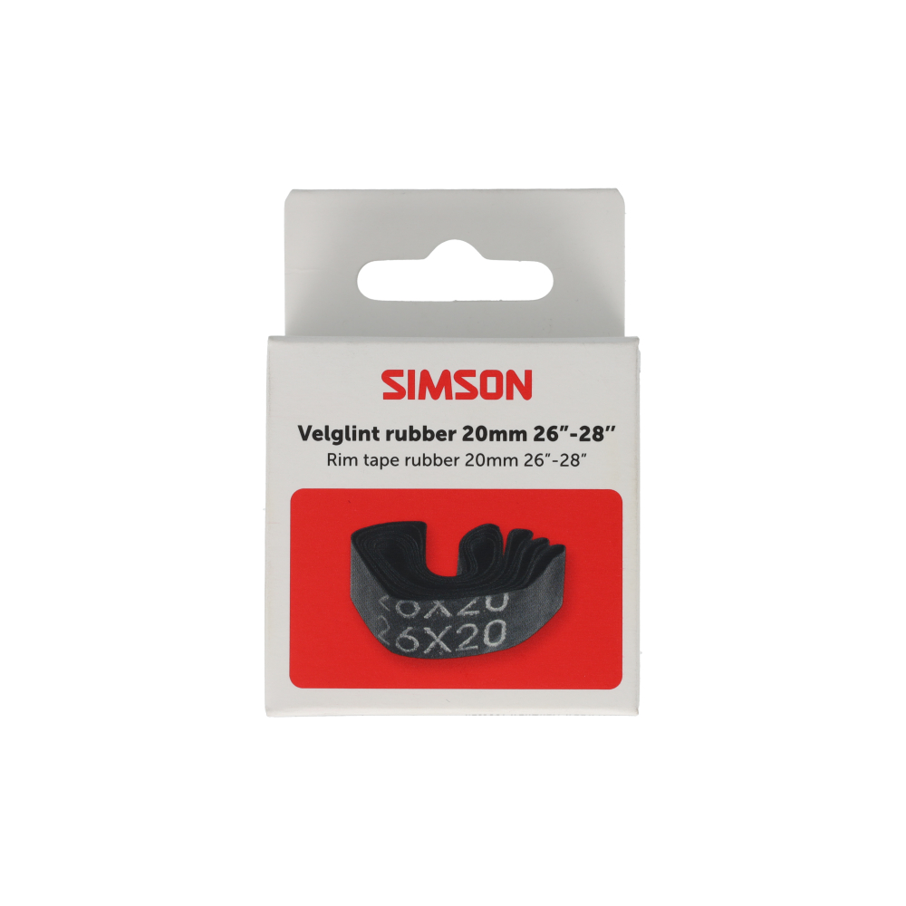 Simson velglint 26/28 rubber 20 mm