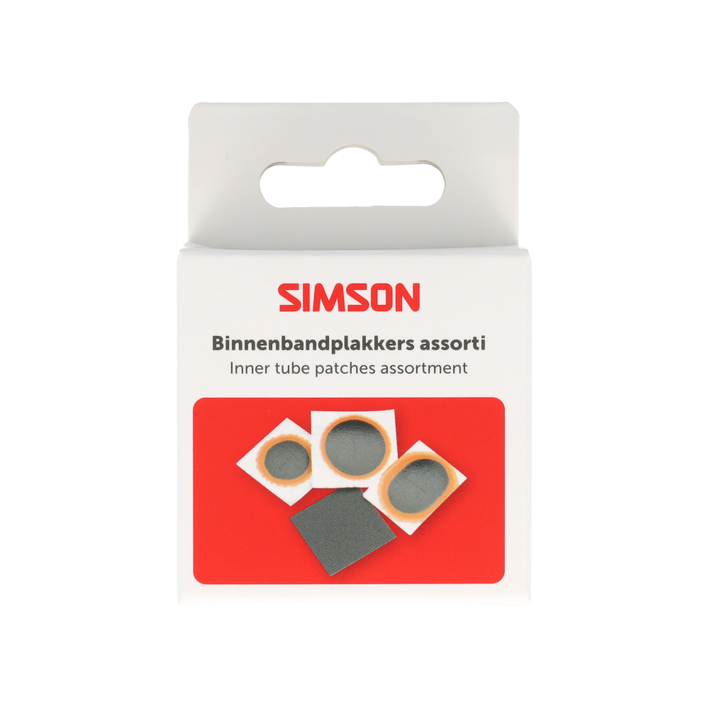 Simson binnenbandpleisters assortiment 9-delig