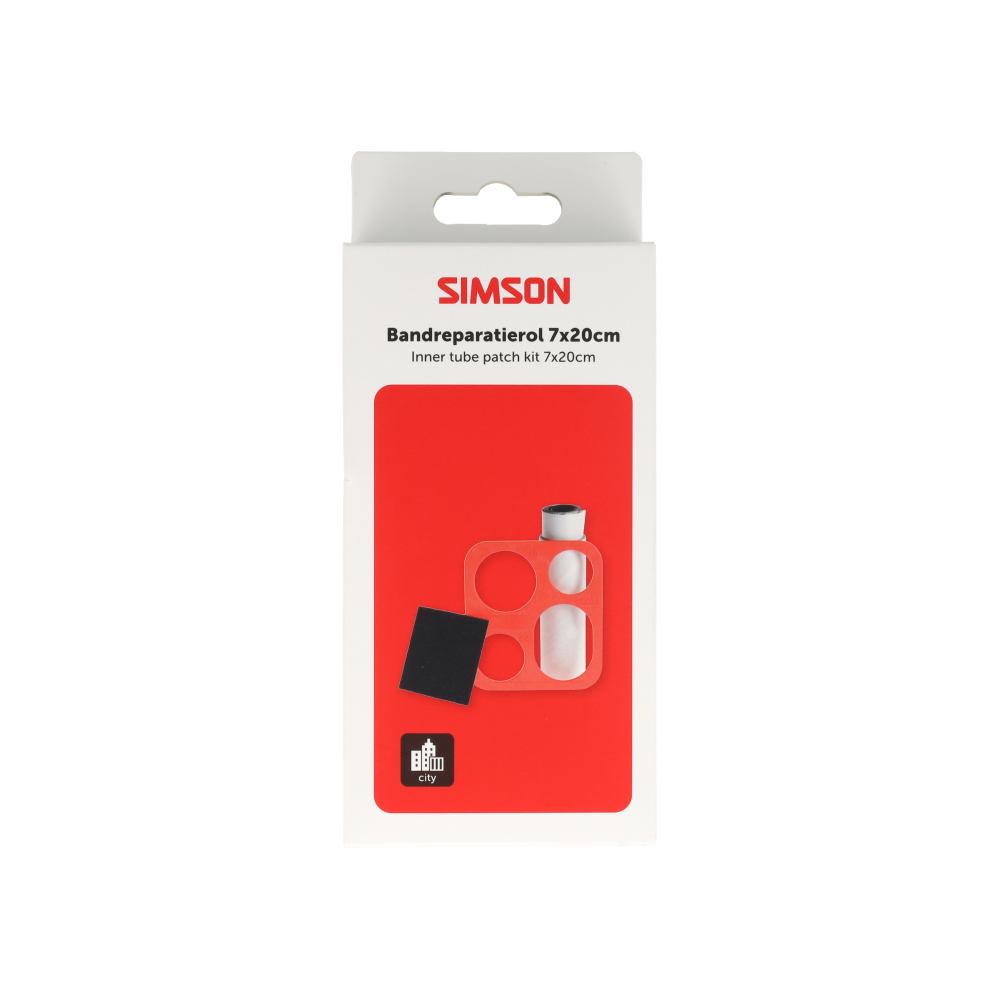 Simson band reparatierol 7x20cm met sjabloon