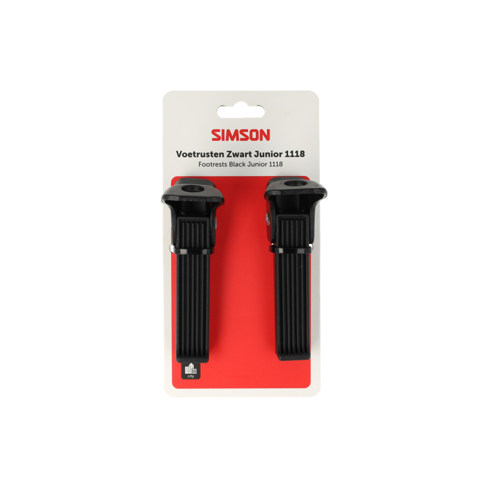Simson voetsteun set 1118 op as zwart