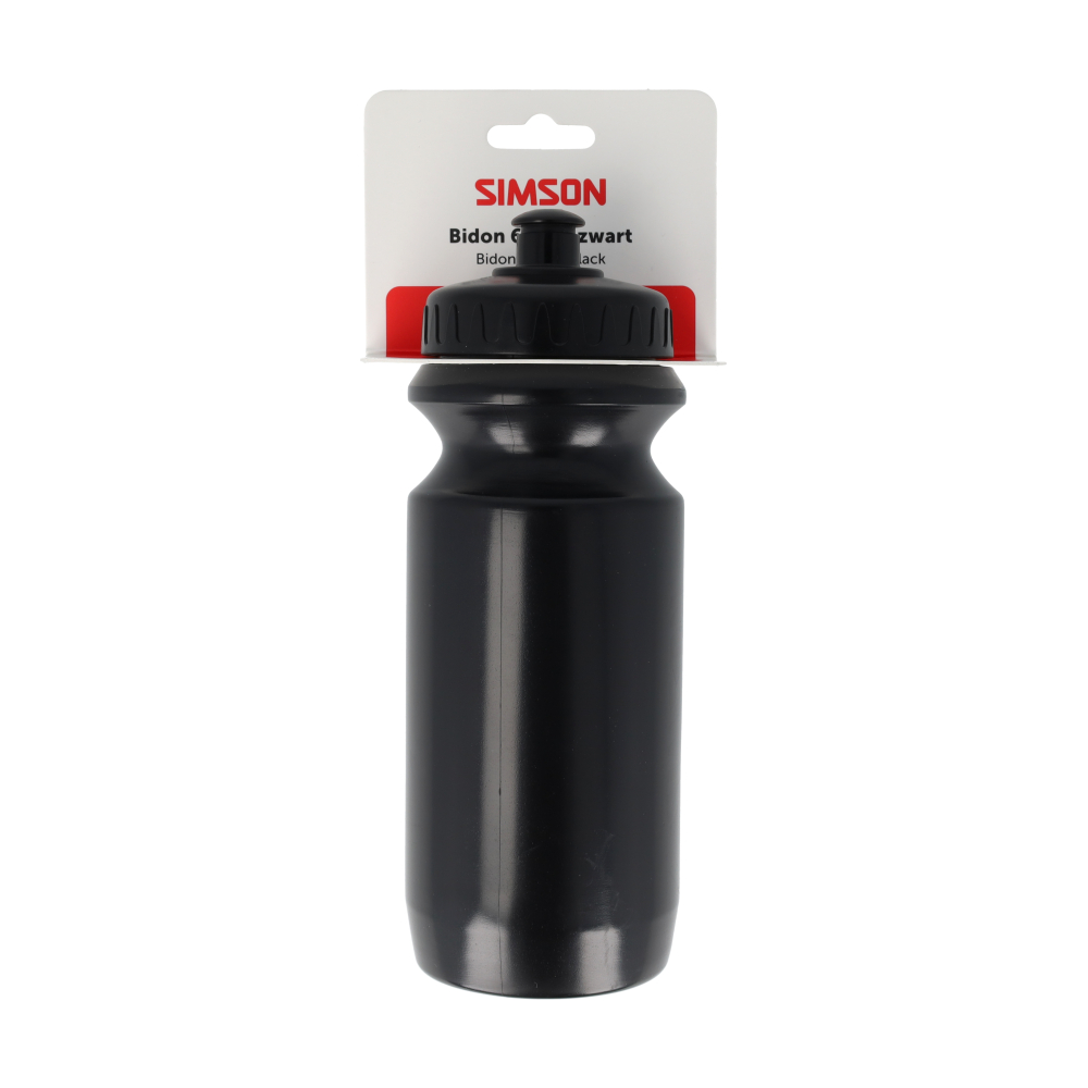 Simson bidon 600ml zwart