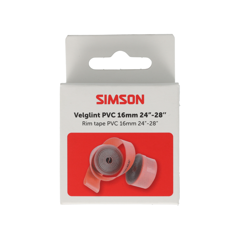 Simson velglint 24/28 inch 16mm pvc strong