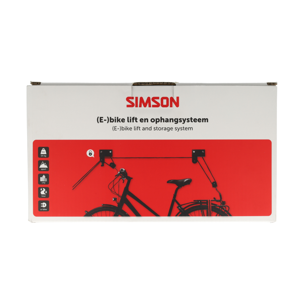 Simson E-bike lift en ophangsysteem