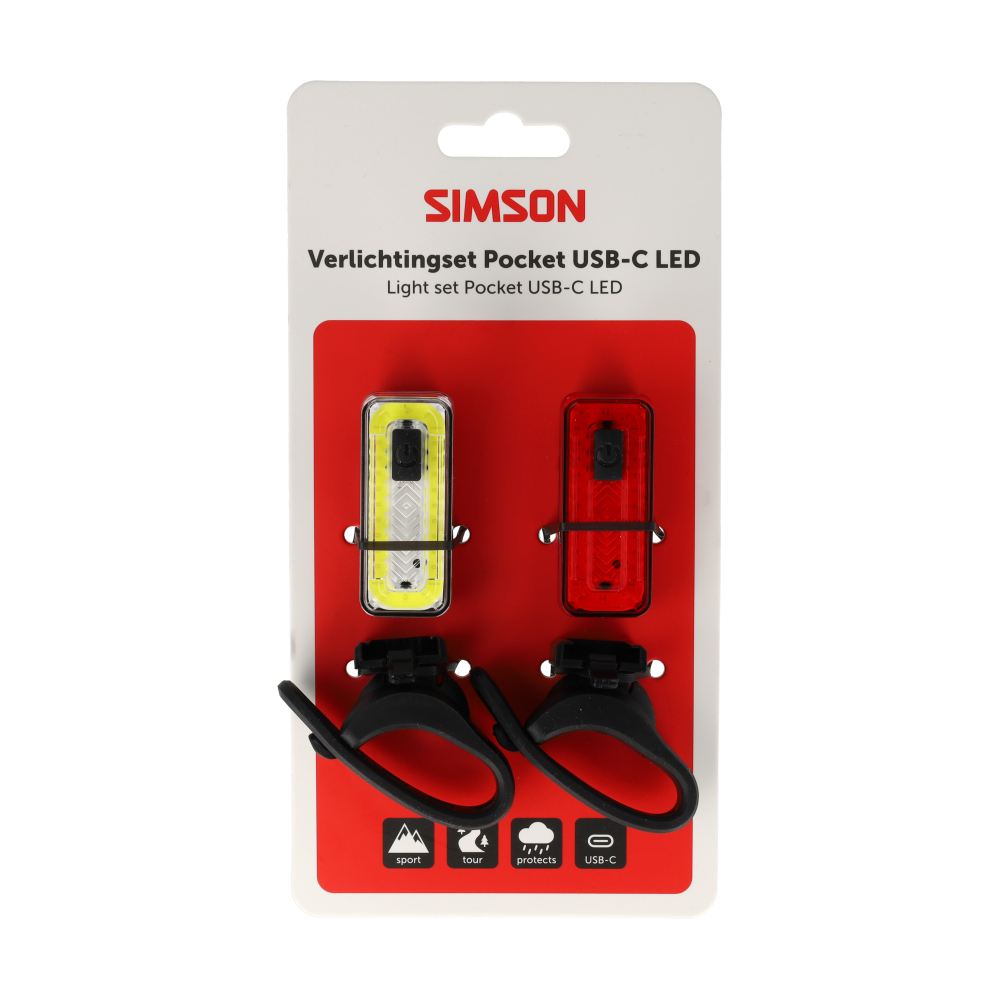 Simson verlichtingsset Aurora Pocket