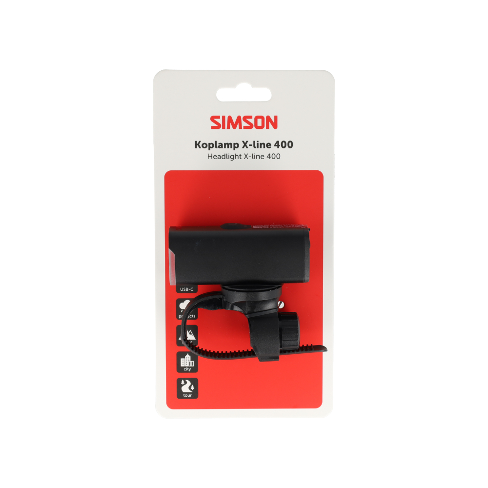 Simson koplamp Aurora X-line 400