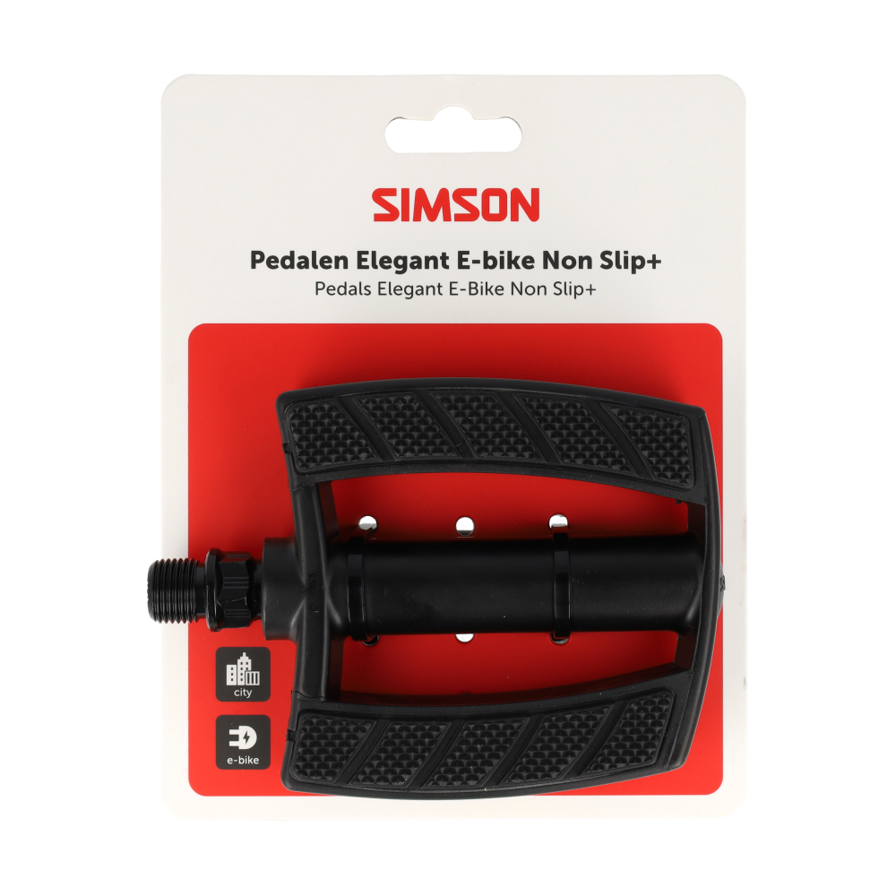 Simson pedalen Elegant E-bike non slip+