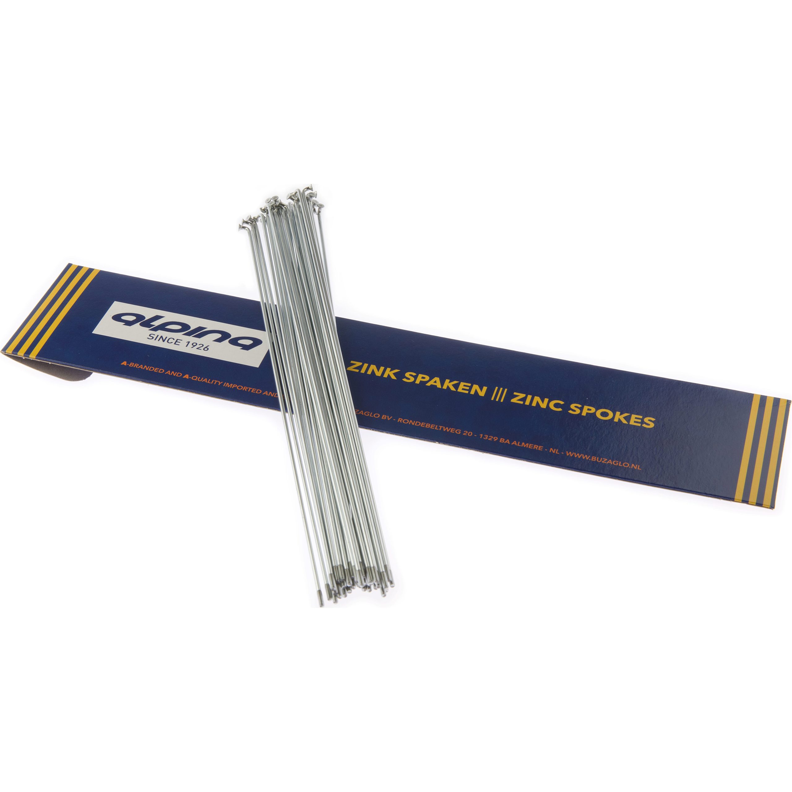 Alp spaak 14-284mm zink zilver (36 stuks)