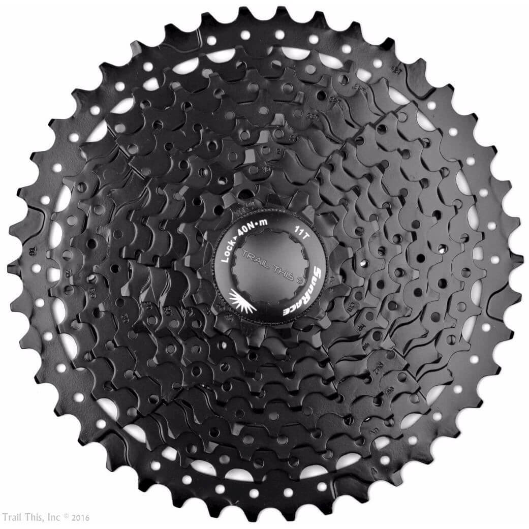 Sunrace cassette 10v 11/42 zwart