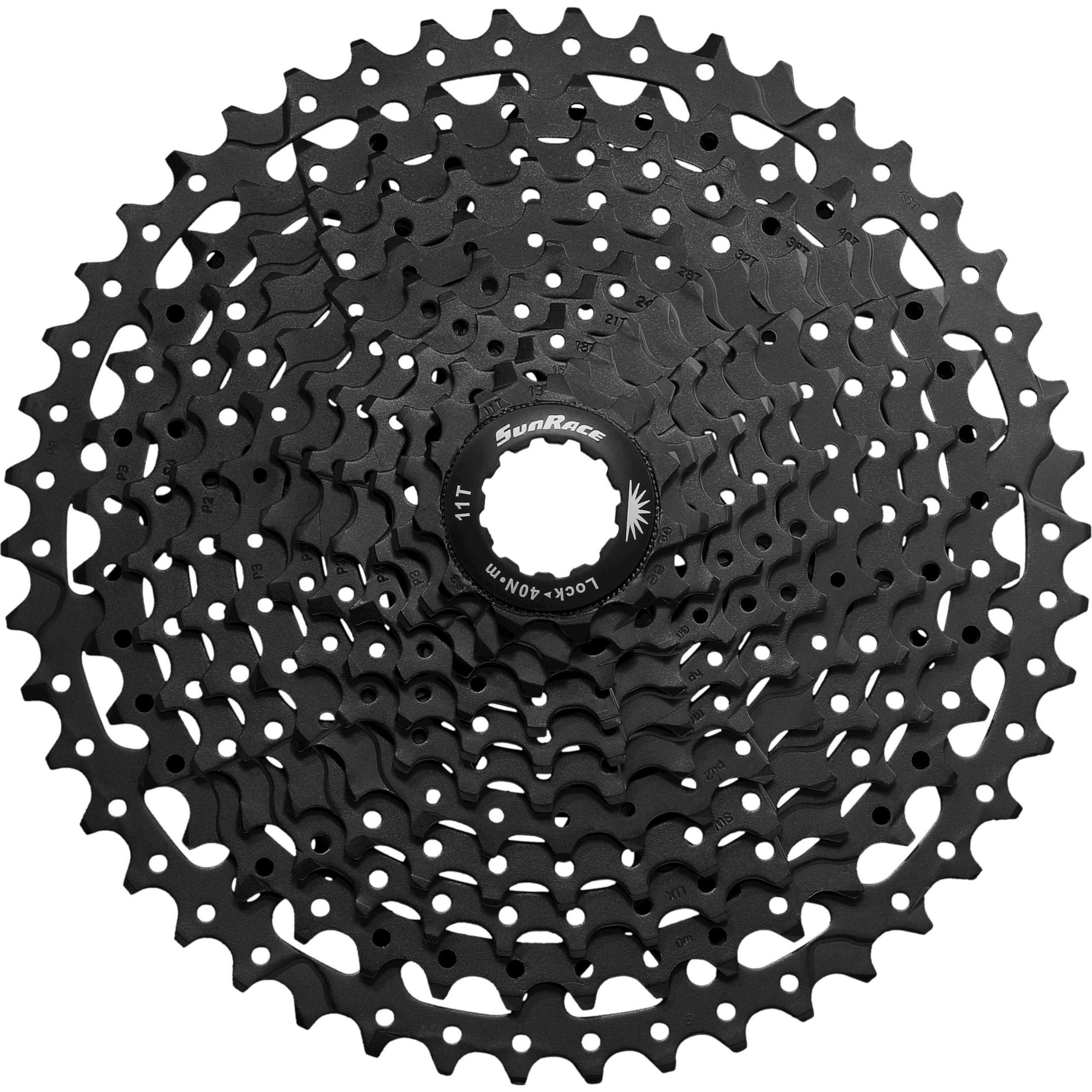 Sunrace cassette 11v 11/46 zwart